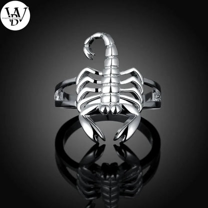 Scorpion Élégant : Bague en Argent Sterling 925 pour Femme - Bijou Classique et Cadeau Raffiné