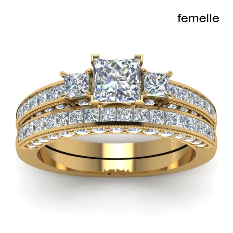 bague de bonne qualité pour homme et femme