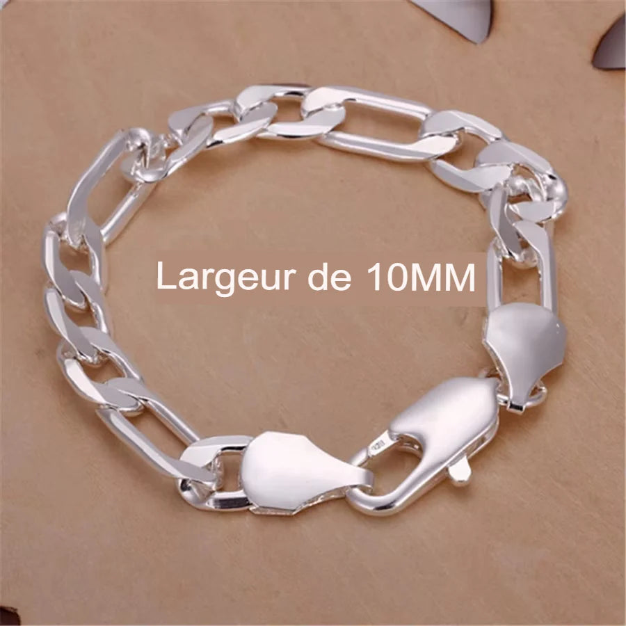 Bracelet Chaîne en Argent 925 - Style Élégant & Polyvalent