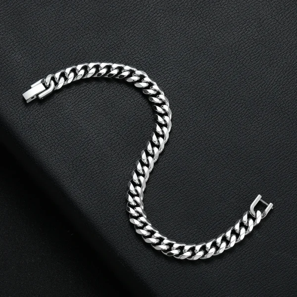 Bracelet Chaîne Cubaine la classe