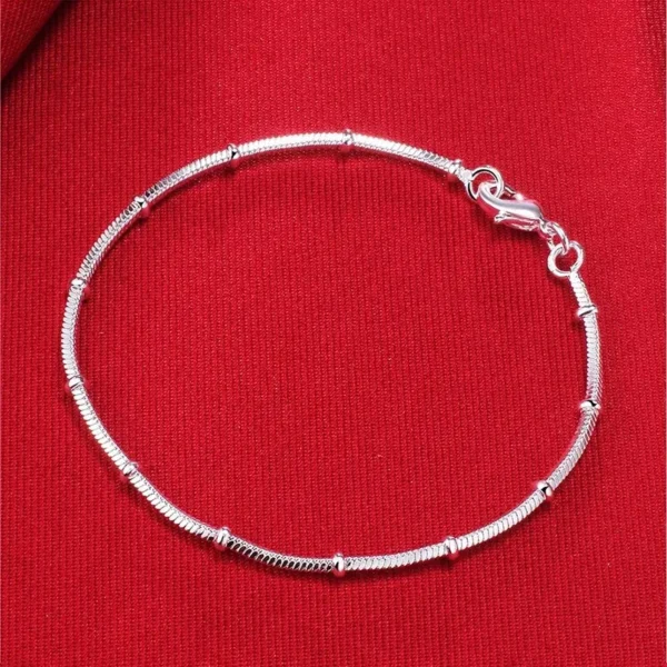 Bracelet Chaîne Solide en Argent Sterling 925 – Élégance Unisexe - Image 28