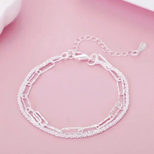 Bracelet Chaîne Solide en Argent Sterling 925 – Élégance Unisexe - Image 29