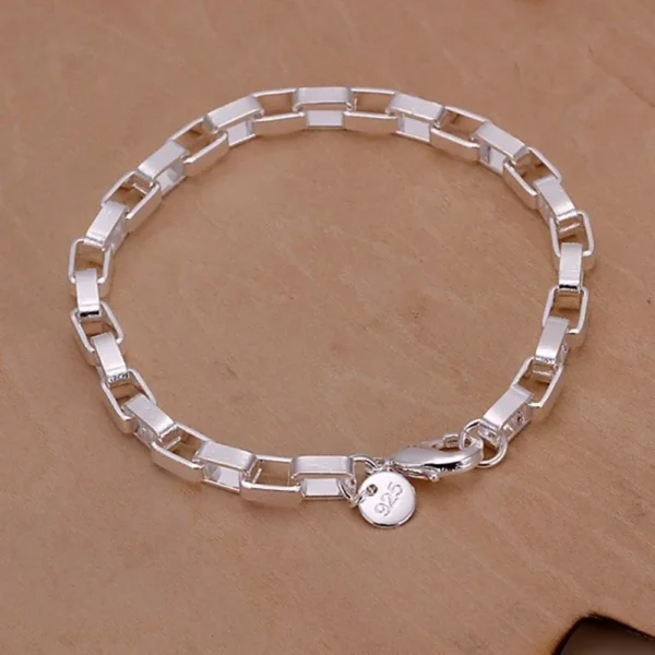 Bracelet Chaîne Solide en Argent Sterling 925 – Élégance Unisexe - Image 18