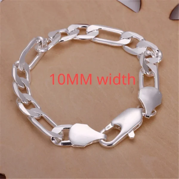 Bracelet Chaîne Solide en Argent Sterling 925 – Élégance Unisexe - Image 13