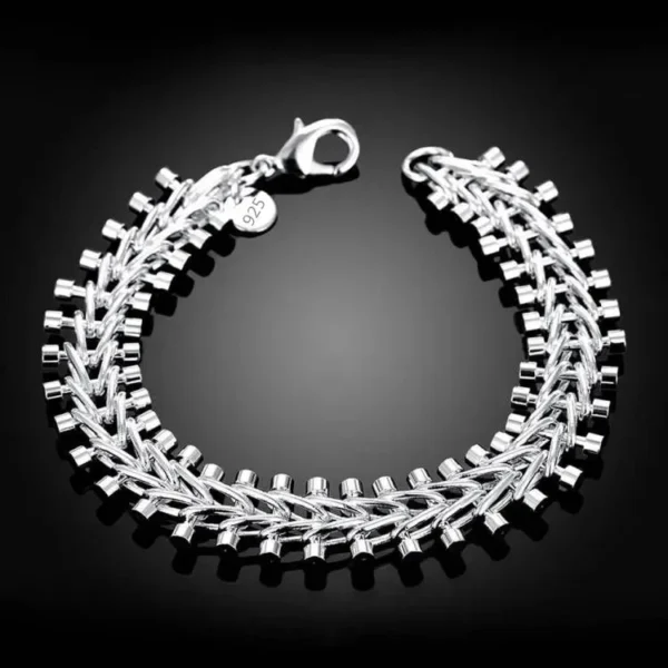 Bracelet Chaîne Solide en Argent Sterling 925 – Élégance Unisexe - Image 8