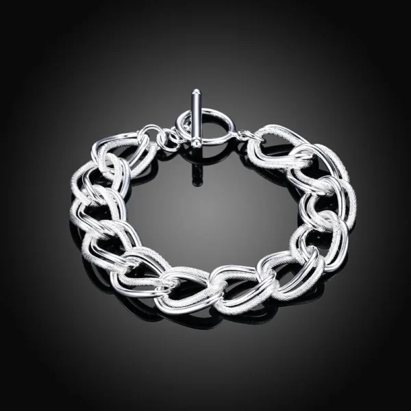 Bracelet Chaîne Solide en Argent Sterling 925 – Élégance Unisexe - Image 12