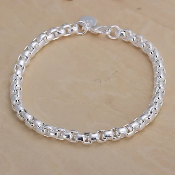 Bracelet Chaîne Solide en Argent Sterling 925 – Élégance Unisexe - Image 11